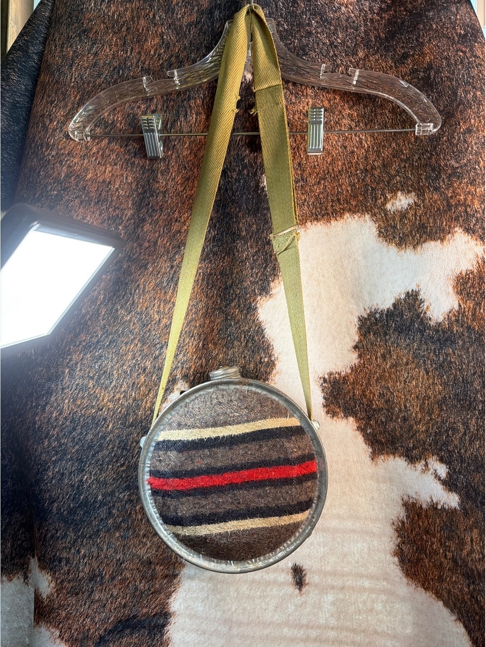 Vintage metal canteen